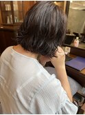 『シンツウトモヒロ』ニュアンスパーマとカジュアルボブ
