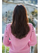 アドラーブル 万代店 (adorable)&nbsp;【adorable】暗髪ベージュ×愛されエアリーカール