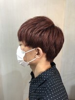 メンズカラー　レッドカラー