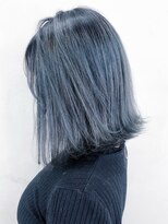 アルバム 銀座(ALBUM GINZA)&nbsp;ネイビーブルー_セシルカットココアブラウン_ba299221