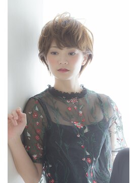 ミエルヘアーエスト 新宿店(mielhair est) 耳かけマッシュショート【新宿】デザインカラー