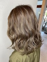 アンプヘアー 桂店(unpeu hair) 【立体感】オリーブベージュ