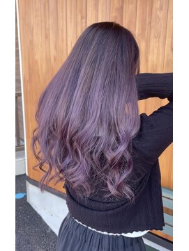 エス(esu) ダブルカラー☆パープルアッシュ