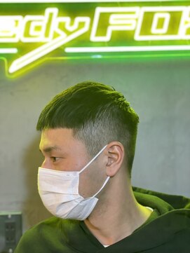 グリーディーフォックス 代々木(Greedy FOX) かき上げヘア/サイドパート/韓国マッシュ/フェードカット/代々木