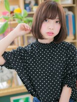 カバーヘア ブリス 志木南口駅前店(COVER HAIR bliss)&nbsp;大人かわいい耳かけ斜めバング前下がりボブa志木20代30代40代