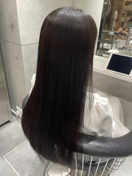 ジンジャー(GINGER) 新髪質改善×トリートメント×黒髪×ロング