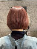 【札幌 ダブルカラー/オレンジ/髪質改善トリートメント】