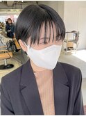大人ショートカットマッシュショートボブ丸みショートカット