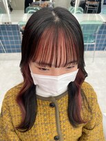 ロンドルーチェ 心斎橋(Lond luce)&nbsp;ダークアッシュ/ミディアムレイヤーカット［髪質改善/縮毛矯正］