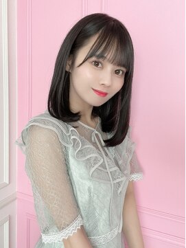 ランド 原宿表参道(LAND) ショコラアッシュ/ヘルシースタイル/ふんわりカール/前髪カット
