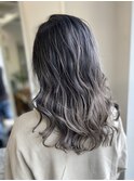 バレイヤージュグラデーション