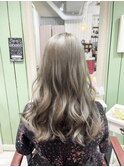 【ダブルカラー×ミルクティーアッシュ】