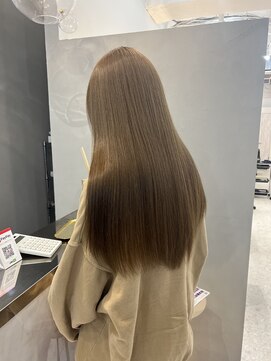 ジーナエス 札幌(Zina S) ブリーチ無し☆柔らかベージュ