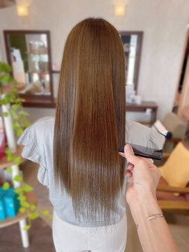 ヘアメイク ミチ 富田店(HAIRMAKE MICHI) 【MICHI 富田店　古作蓮】艶感　ベージュ 美髪レイヤー