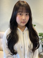 リベラル(liberal)&nbsp;オリーブベージュ/ロングヘア/韓国スタイル【20代/30代/40代】