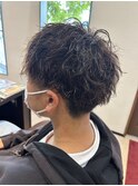 ツイストスパイラルツーブロック