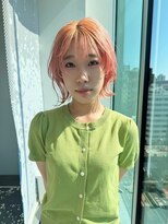 ギグスダブル 栄久屋大通店(gigs double)&nbsp;ブリーチデザインカラー/ショート