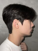 韓国センターパートカルマパーマダウンパーマ韓国マッシュ