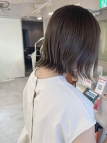 キャンバス バイ ネオリーブ 横浜西口(Canvas by neo.)&nbsp;ボブ ハイライト ベージュ グレージュ【miku】