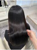 *ブリーチ毛でも髪質改善ストレート*(艶カラー/縮毛矯正)