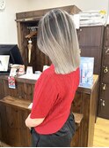 ホワイトベージュ×バレイヤージュ【横須賀中央 Really】