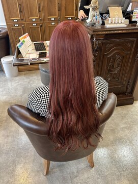 ハグヴィアン(HUG BIEN) ピンクレッドカラー