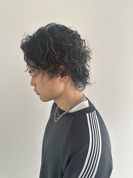 ゴットフロー(GOTTO FLOW) ハイライト/スパイラルパーマ/ウルフカット