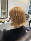 1ブリーチ!ミニボブ×オレンジベージュ by谷口