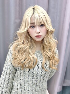 ガーランド(Girland) 【girland】ホワイトブロンド/韓国風/レイヤー