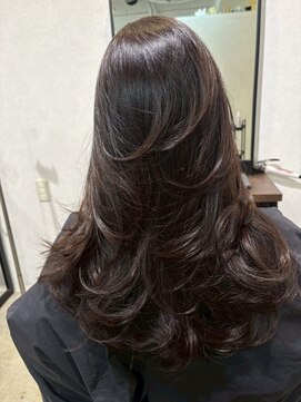 メリー オオサカ(Merly Osaka) brown × layer cut