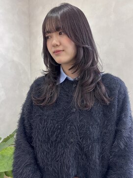 ソワンドゥブレスココ 京都店(soin de brace coco.) 大人気ハッシュレイヤー×ラベンダーグレージュ