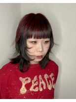 モップス 金沢文庫店(MOPS)&nbsp;アンブレラカラー×シャギーウルフ