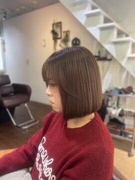 グラムヘアデザイン(g. hair design) 切りっぱなしボブ