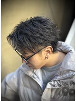 デン 仙台店(DEN)&nbsp;フェザーパーマ/スパイキーショート[榴岡/メンズ/理容室]