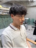 シャドウパーマ くせ毛風 マッシュパーマ 新宿