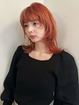 ユー セント(yew scent)&nbsp;オレンジカラー×顔まわりカット