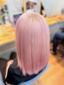 アン ブリーチ(UN BLEACH) ブリーチカラー×ピンク【高木】