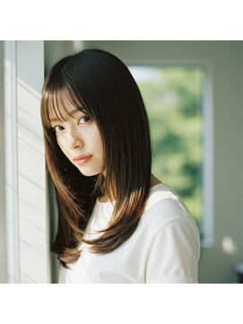 リコット 浦和美園(Liecot) 【Fumiya】髪質改善トリートメント×暗め艶感カラー レイヤー