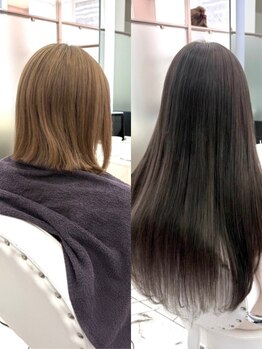 サーカス 町田(circus)の写真/自然に馴染むエクステならcircusにお任せ◎憧れのロングヘアもワンランク上の仕上がりで褒められstyleに♪