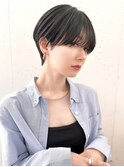 襟足スッキリマッシュショート