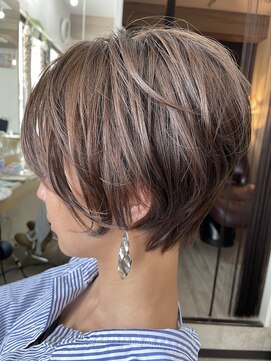 ヘアアンドスパ コー(hair&spa KO) 大人柔らかニュアンスショート【那覇・宜野湾・浦添】