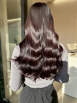 オズ 郡山駅前店(OZ) おすすめカシスブラウン 小顔カット×アッシュブラウンレイヤー