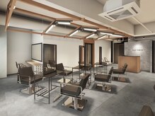 ラフトウキョウ 渋谷店(RAF TOKYO)の雰囲気（白と黒を基調としたモダンなサロンです！）