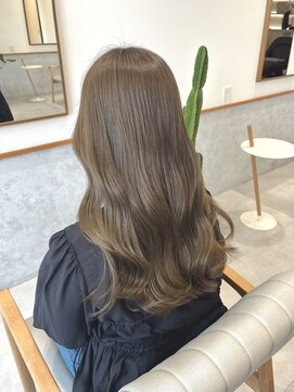 レンジヘアー(lange hair) オリーブベージュ【鈴鹿/レイヤー/ブリーチなし/髪質改善】