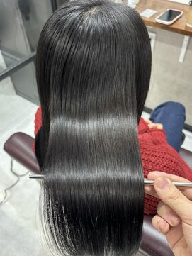 ライア 吉祥寺北口店(laia) laia髪質改善 x 地毛風ブラック 【髪質改善laia吉祥寺美容室】