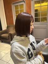 美容室エクストラアーツジャパン(X ARTS JAPAN)&nbsp;深めピンクで艶髪になれる春カラー