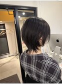 後ろ姿で差がつく、韓国風ショートレイヤー