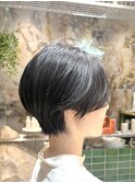 ★コンパクトにまとまるハンサムショート!前髪なしショート横浜