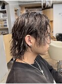 サーフカールメッシュパーマシャドウパーマ縦落ちシャドウパーマ