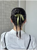 【カチモリ】結婚式/お呼ばれヘア/銀座/有楽町/ヘアアレンジ